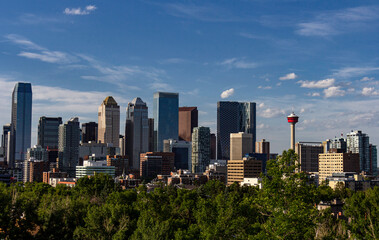 Fototapeta premium Calgary Alberta Skyline