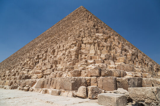 Pyramid of Khufu, Giza, Egypt, no people