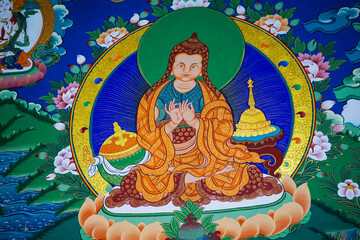 Obraz na płótnie Canvas buddha statue in the temple