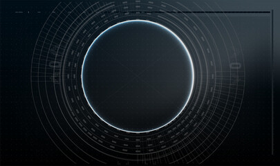 Futuristic Vector HUD Interface Screen Design. Digital callouts titles. HUD UI GUI futuristic user interface elements set. High tech screen for video game. Sci-fi concept design transparent Background