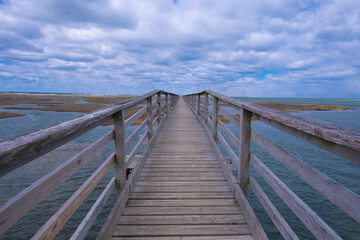 Obraz premium Boardwalk at beach