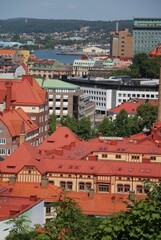 Fototapeta premium View Gothenburg from Risåsberget, Sweden
