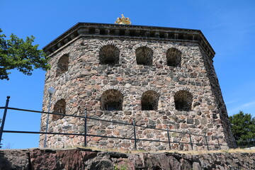 Fortress Skansen Kronan at Risåsberget in Gothenburg, Sweden