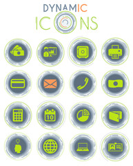 Office dynamic icons