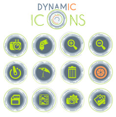 Photography Silhouette dynamic icons