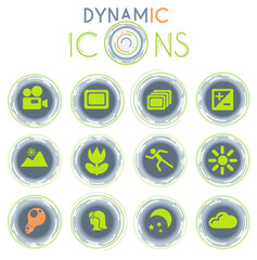 Modes of Photo Silhouette dynamic icons