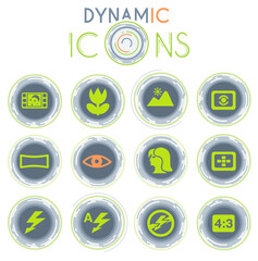 Modes of Photo Silhouette dynamic icons