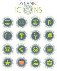 social media dynamic icons