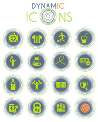 sport dynamic icons
