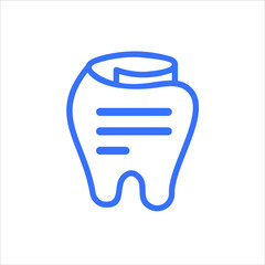 Creative dental illustration. good for dental companies, dentists, dental care products etc.