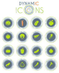 Vegetables dynamic icons