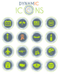 veterans day dynamic icons