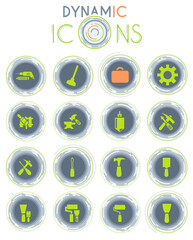 Work tools dynamic icons