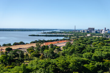 Fototapeta premium Rio Guaíba - Porto Alegre - Rio Grande do Sul
