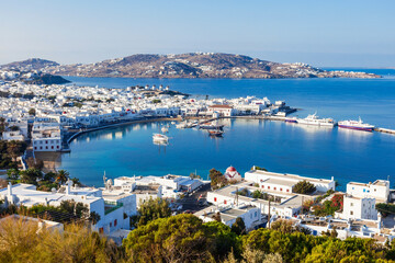 Fototapeta na wymiar Mykonos island in Greece