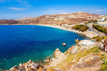 Obraz premium Mykonos island beach, Greece
