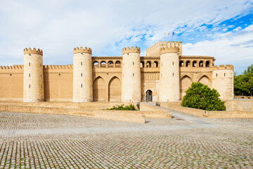 Fototapeta premium The Aljaferia Palace in Zaragoza