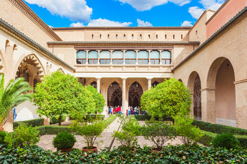 Fototapeta premium The Aljaferia Palace in Zaragoza