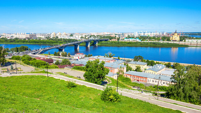 Nizhny Novgorod aerial view