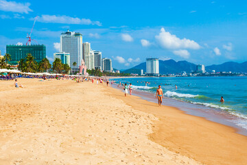Obraz premium Nha Trang city beach, Vietnam