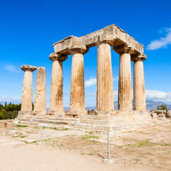 Ancient Corinth in Greece