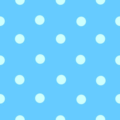 Blue water drops background, seamless pattern 