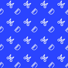 pattern, comb, barber, haircut