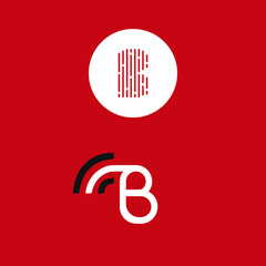 music, b logo