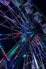 ferris wheel in night