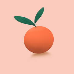 orange, fruit, healthy, green