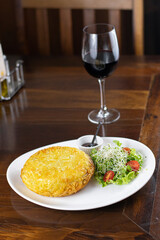 Rosti with salad