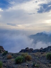 A stunning natural landscape from the city of Al-Baha in the Kingdom of Saudi Arab