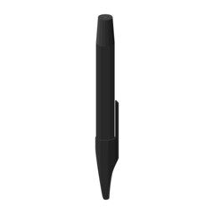 black pen isolated on white