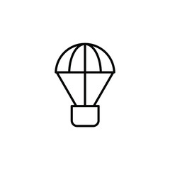 air ballon icon vector