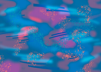 Abstract background. Texture on the theme of imagination, creativity and art.