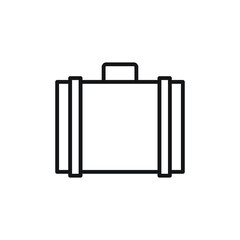 suitcase icon vector