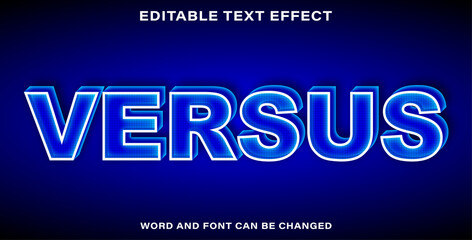 Text effect style versus