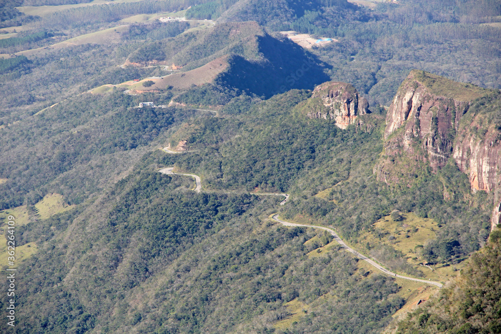 Canvas Prints road to the mountains