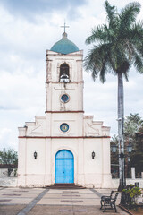Iglesia del parque del centro de Viñales Cuba