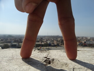 running on the beach
