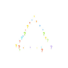 Question marks Quiz doubt survey faq public poll.