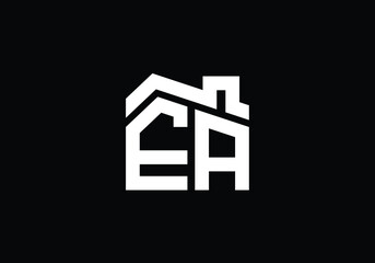 E A Initial Letter Logo design, Graphic Alphabet Symbol for Corporate Business Identity