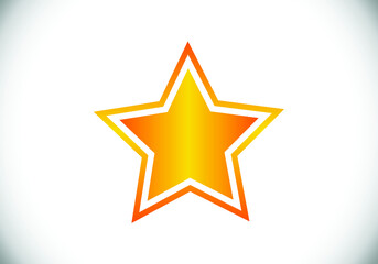 Star related glyph icon, Rank symbol. Favorite sign. Star logo sign symbol