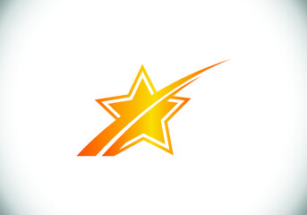 Star related glyph icon, Rank symbol. Favorite sign. Star logo sign symbol