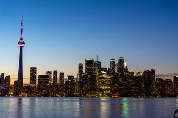 Fototapeta na wymiar beautiful city view of Toronto