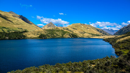 Stunning South East View from Moke Lake Loop Track, Moke Lake, Otago, South Island, New Zealand