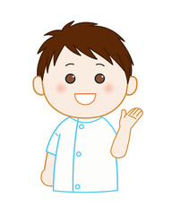 看護師　男性　こちら