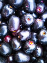 close up of fresh blueberries