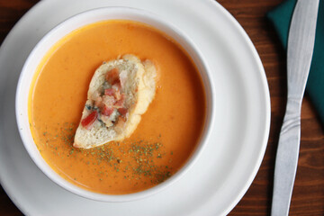 Soup with bread