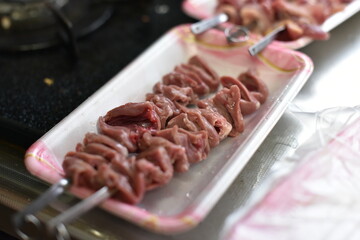 日本のとても美味しい焼き鳥